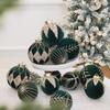 16Pcs Shiny Flocking Christmas Ball 6cm Christmas Tree Decoration  Festival Ornament