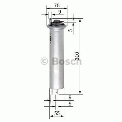 BOSCH Filtre à essence 0450905960