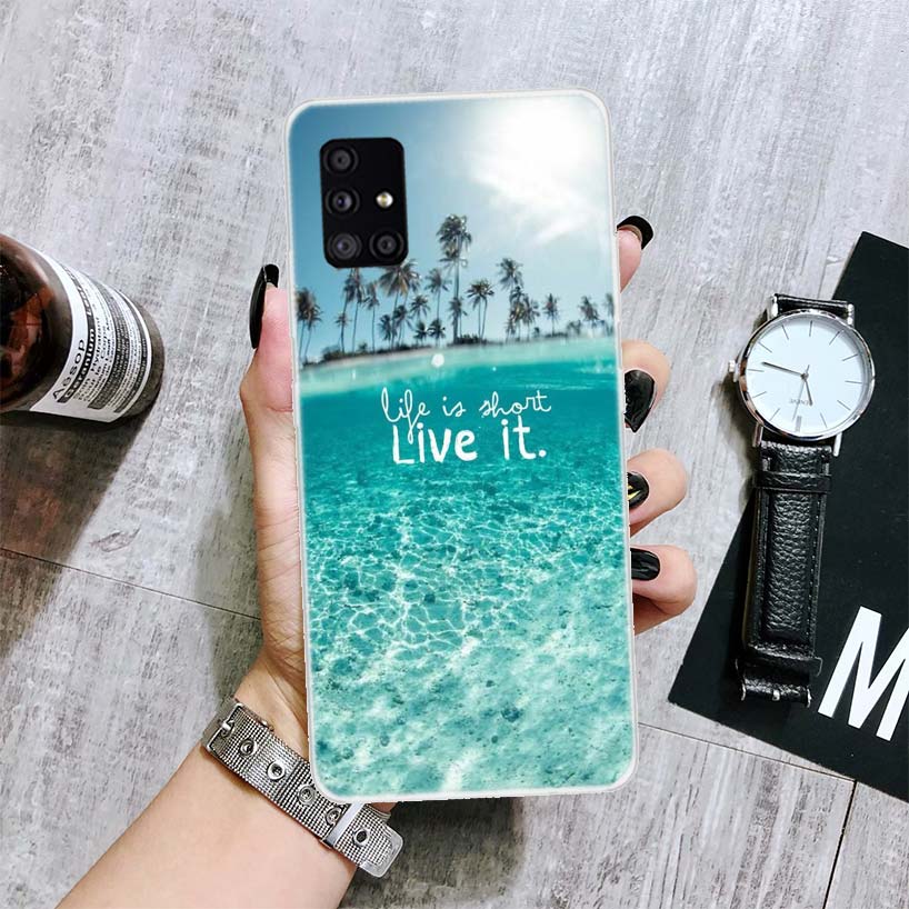 

Летний Закат на Пляже Море Пальма Чехол для Телефона Для Samsung Galaxy A14 A15 A13 A12 A54 A55 A53 A52 A04S A24 A25 A23 A22 A34 A35 A33 Samsung A52