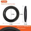 RV Toilet Seal, Flush Ball Seal Gasket Replacement 385311658 for Dometic 300/310/320, High-Grade Rubber, Toilet Seal Parts Solve The Leakage Problem,