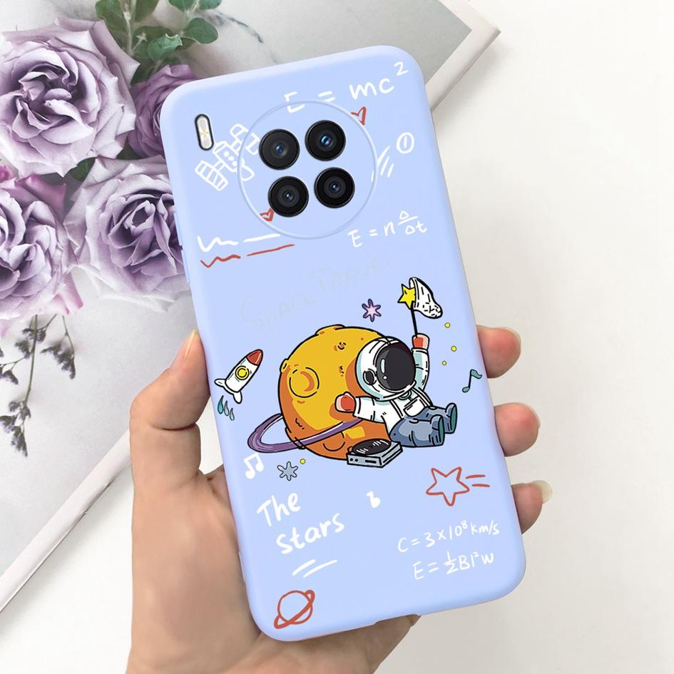 Astronaut Case For Honor 50 Lite Cover Huawei Nova 8i Funda Shockproo Soft Silicone Cute Back Cover on Nova8i Honor50 Lite Coque