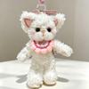 Devin Soft Plush Cat Keychain With Pp Cotton Filling For Bag Decor And Collection