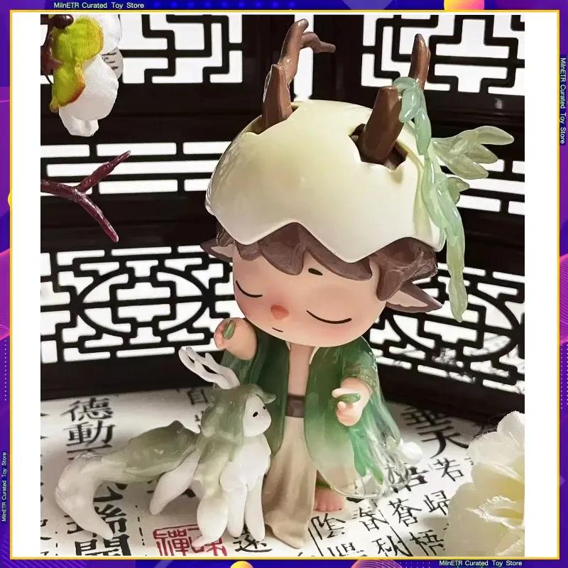 New Ethnic Style Black Play Mimi Fenghua Record Blind Box - Handmade Fashion Doll For Workstation Decoration
