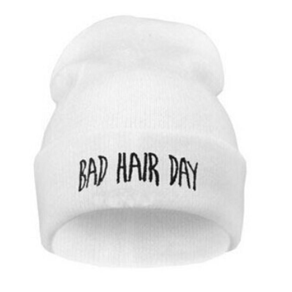 Unisex Warm Winter Fashion Bad Hair Day Wrap Head Cap Wool Hat Hip-hop Knit Beanie Hats