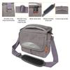 FOSOTO Shoulder Camera Bag Digital Mirrorless Single Lens Camera Case Lesbian Storage Retro Style Large Capacity Compatible with Canon SX70 SX420