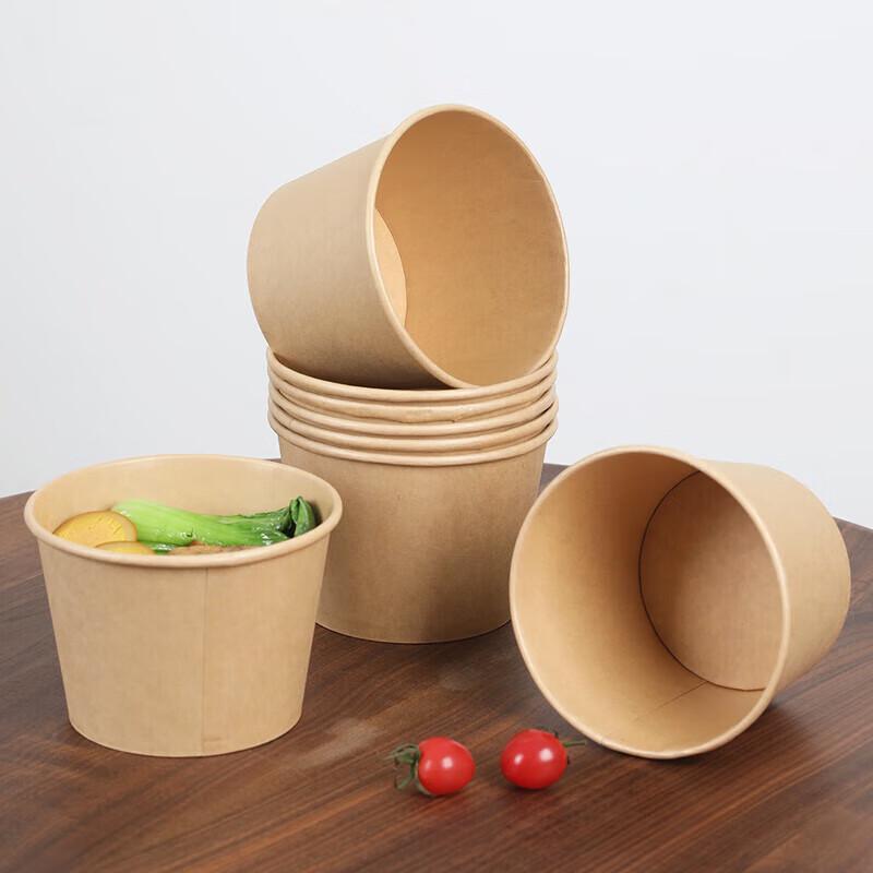 Disposable Bamboo Fiber Paper Bowls