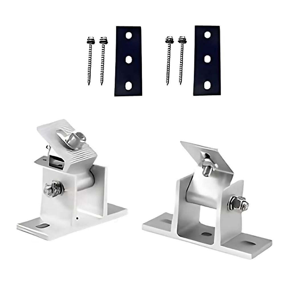 2 brackets included Solar Bracket With rubber pad Solar Stand Support Bracket Solar panel mounting