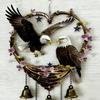 2D Acrylic Flat Heart Bird Wind, Spring Summer Indoor Outdoor Hanging Decoration Ornament