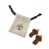 HERMES leather H Curiosité Pierce Brown leather Used