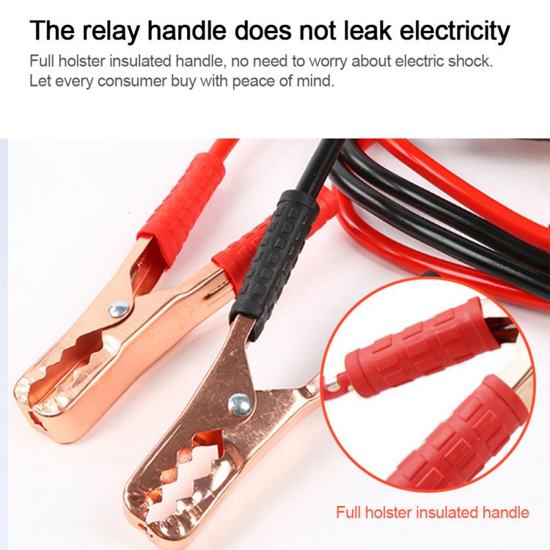 Booster Heavy Leads Car 600amp Jump Starter Cable Car Battery Cables For Car Van Truck Battery Jumper Booster Line Copper Wire
