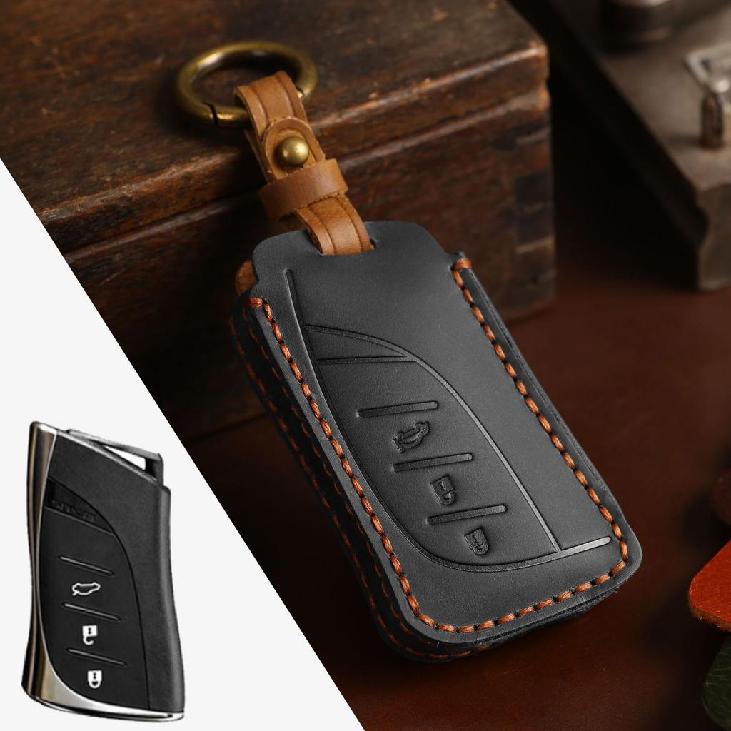 The Key Case Is Suitable for Lexus Es200/rx/es300/nx200 Lexus Car Key Case, Genuine Leather Handmade.