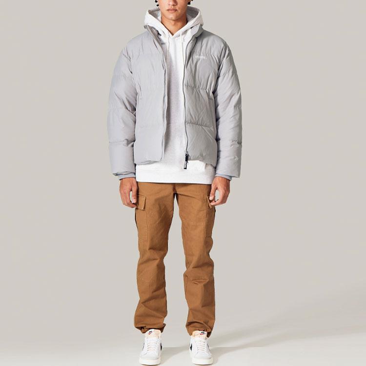 New Era Medium Zipper Stand Collar Down Jacket Unisex outerwear 12866472
