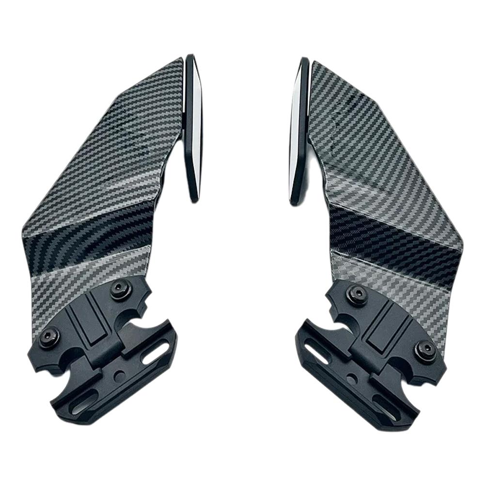 For HONDA CBR650R CB1000RR CBR600RR CBR250R CBR600F4 Motorcycle Side Wing Kit Spoiler Fairing Rear View Mirror Fixed Wing Kit