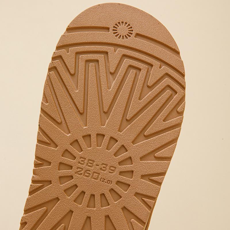Women's and Men's Non-Slip Plush Slippers - Autumn/Winter 2024, Simple and Fashionable Indoor Fleece Footwear