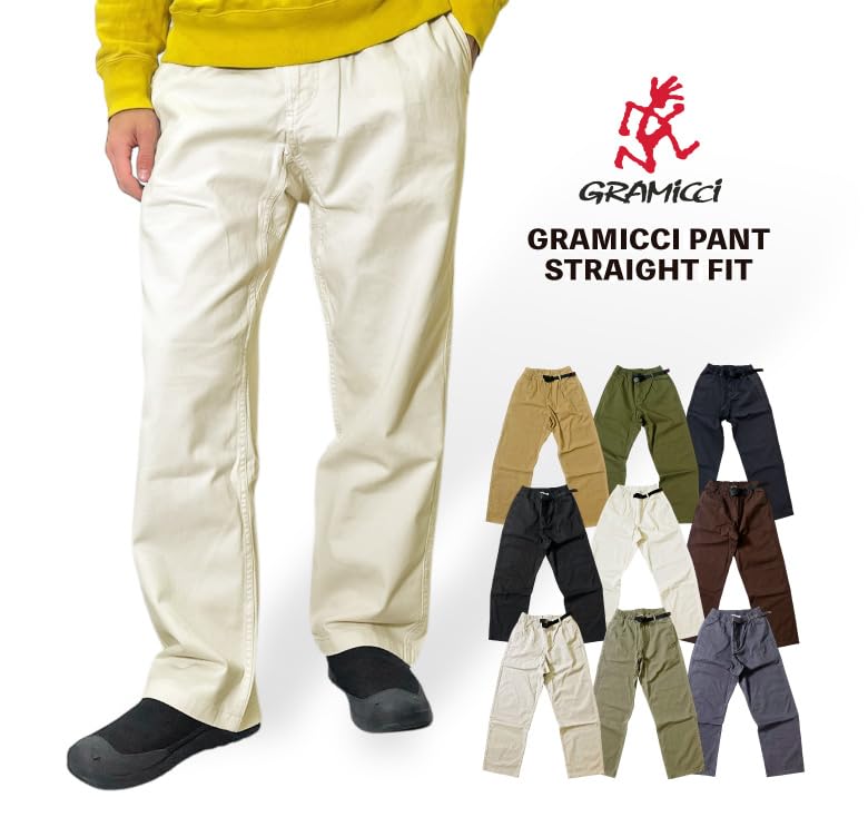 Gramicci Straight Fit Climbing Pants G116-OGT (M, BLACK)