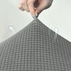 1 buc Husă elastică durabilă pentru otoman, moale, pătrată, cu elastic, rezistentă la șifonare, din catifea, ușor de instalat, lavabilă