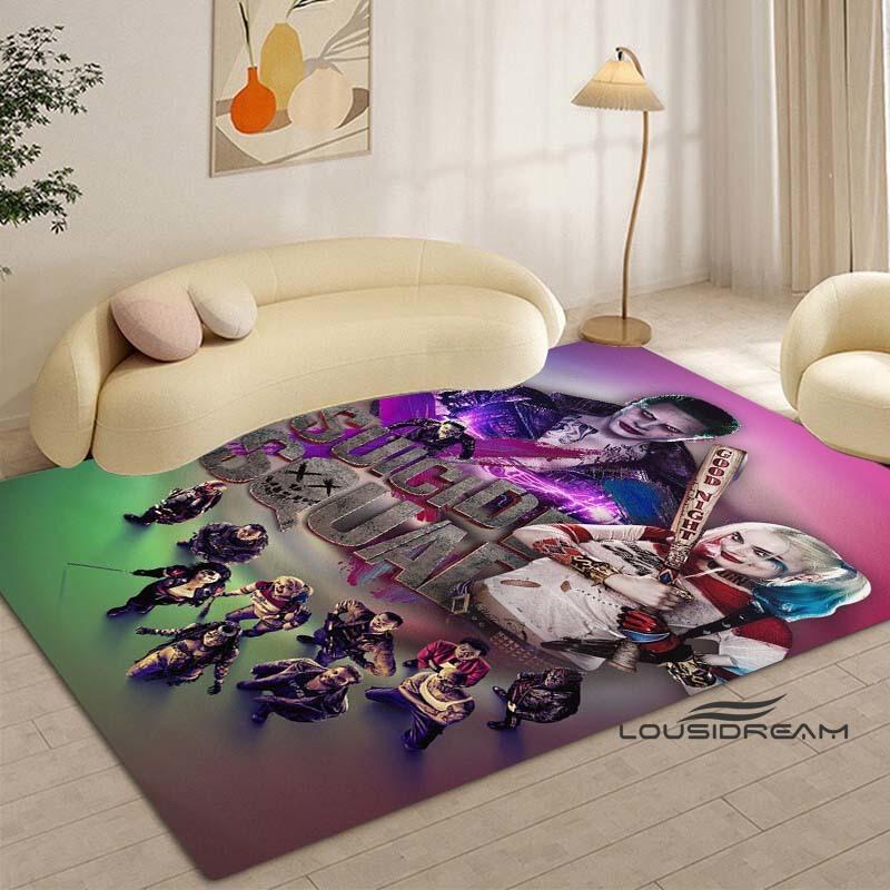 

A Classic *Suicide Squad* Action Movie Rug—perfect for Use As A Bedroom Gaming Mat, Living Room Rug, or Home Decor. 60x90cm