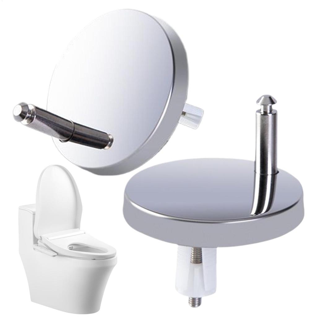 2Pcs Toilet Seat Hinges Universal Seat Top Fix Hinge Stainless Steel Replacement Toilet Seat Parts Mounting Connector Attachme