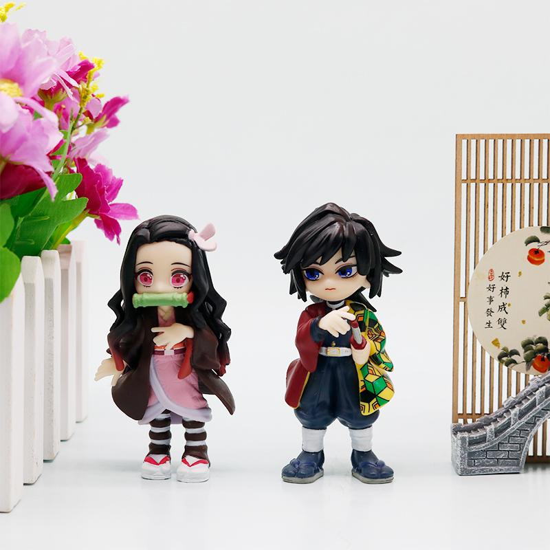 Horký MINISO Originální Bushiroad Palverse D emon Slayer: Kimetsu No Yaiba Anime Figurka Slepá Krabička Sv.1 Ozdoba Hračka Dárek