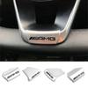 Hot Car Sticker Car Steering Wheel Emblem Stickers Interior Badge For Mercedes Benz AMG W206 W204 W205 W212 W213 W221 W222 W223