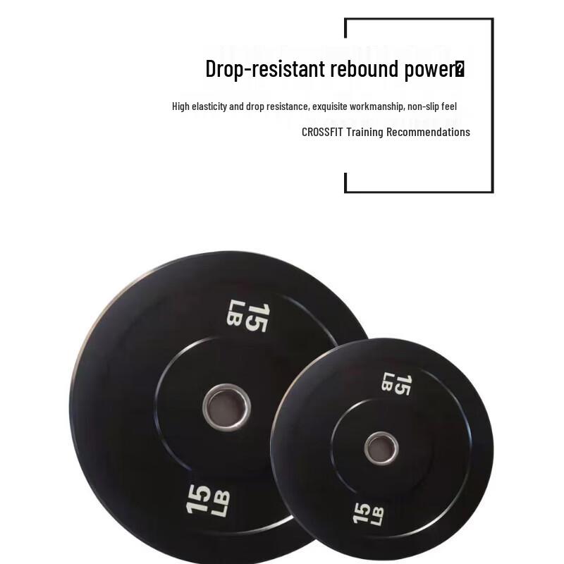 Yisunda Rubber Coated Hand-grip Barbell Weight Plates