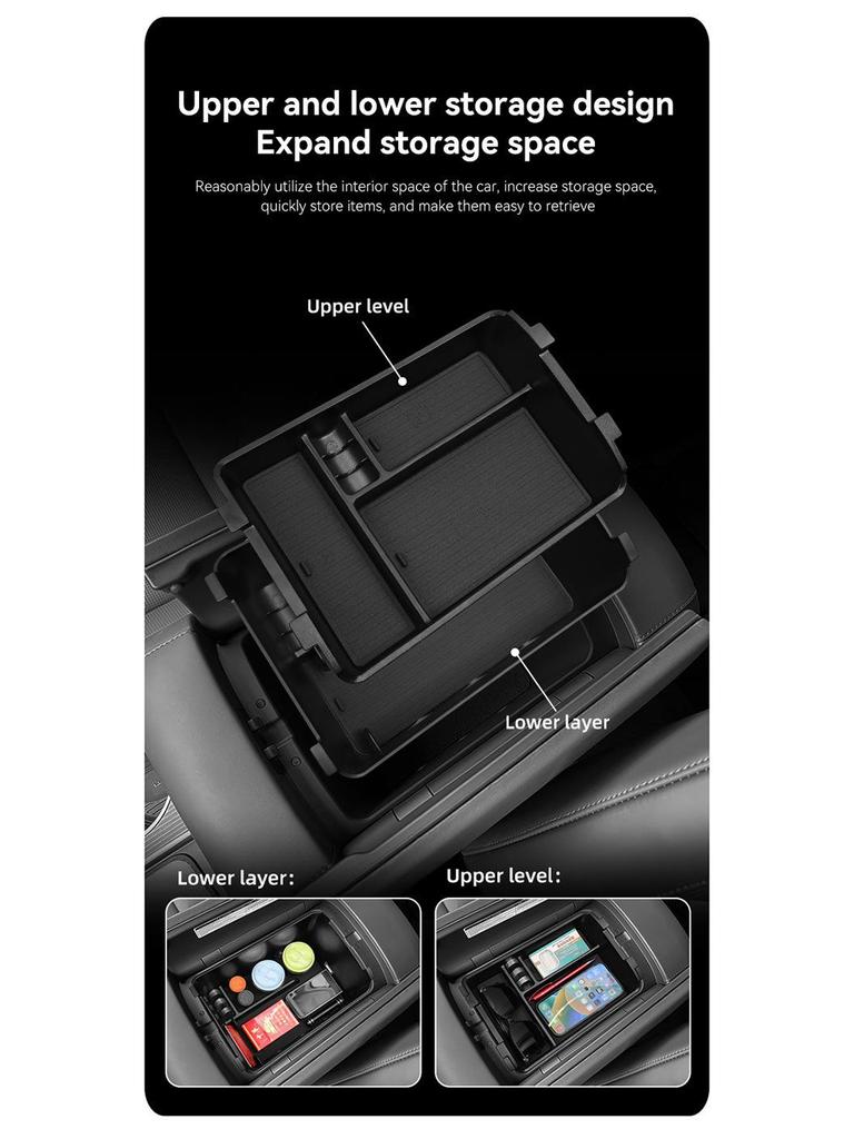 Kompatible Hyundai Palisade Armlehnen- & Mittelkonsolen-Aufbewahrungsbox Zubehör für 26 Modelle
