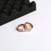 Korean Double Row Rhinestone Gold-Plated Ring - Women's Fashion Index & Tail Accessory