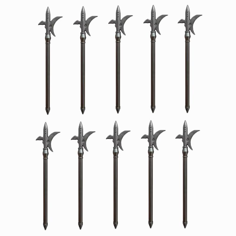 MOC Vojenské Středověké Stavební Bloky Voják Hrad Rytíři Figurky Dárky Zbraně Křížová výprava Helmy Koruna Kopí Mini Kostky QT012