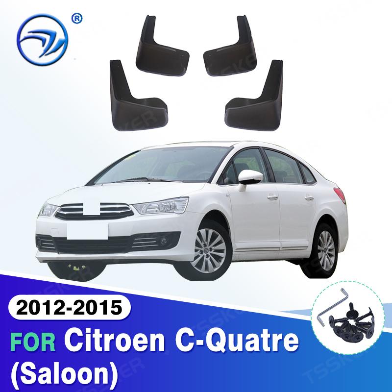 

For Citroen C-Quatre(Saloon) 2012-2015 2013 2014 Mudflaps Splash Guards Mudguards Mud Flaps Fender car Accessories 2012-2015