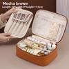 Three-in-One Makeup Bag - Double-layer, Easily Split, Large-capacity, Portable, Travel-Suitable Bathing and Storage Organizer