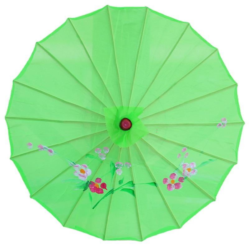 Ancient Style Silk Cloth Paper Umbrella for Dance and Cheongsam Performance - Decorative Craft Umbrella In Various Sizes for Adults and Kids