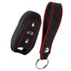 Silicone Car Remote Key Case Cover For Peugeot 308 408 508 2008 3008 4008 5008 For Citroen C1 C4 C4L C6 C3-XR Picasso DS3 DS4