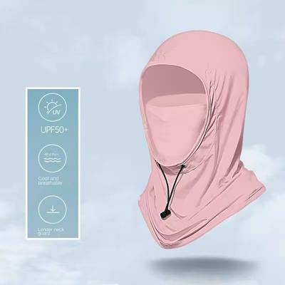 New Breathable Head Cap Ice Silk with Shawl Mask Cap Summer Cap Outdoor Sports