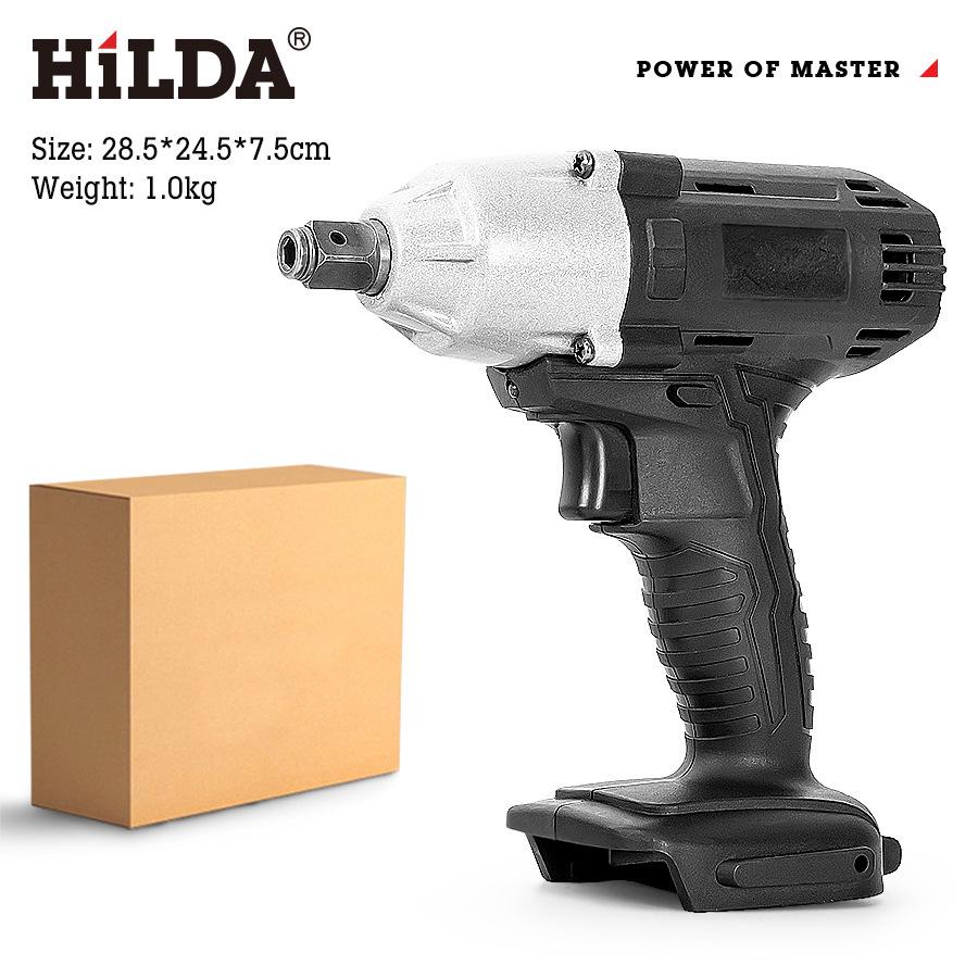 Rechargeable Lithium Battery Electric Impact Wrench - Portable High Torque Tool for Home Use