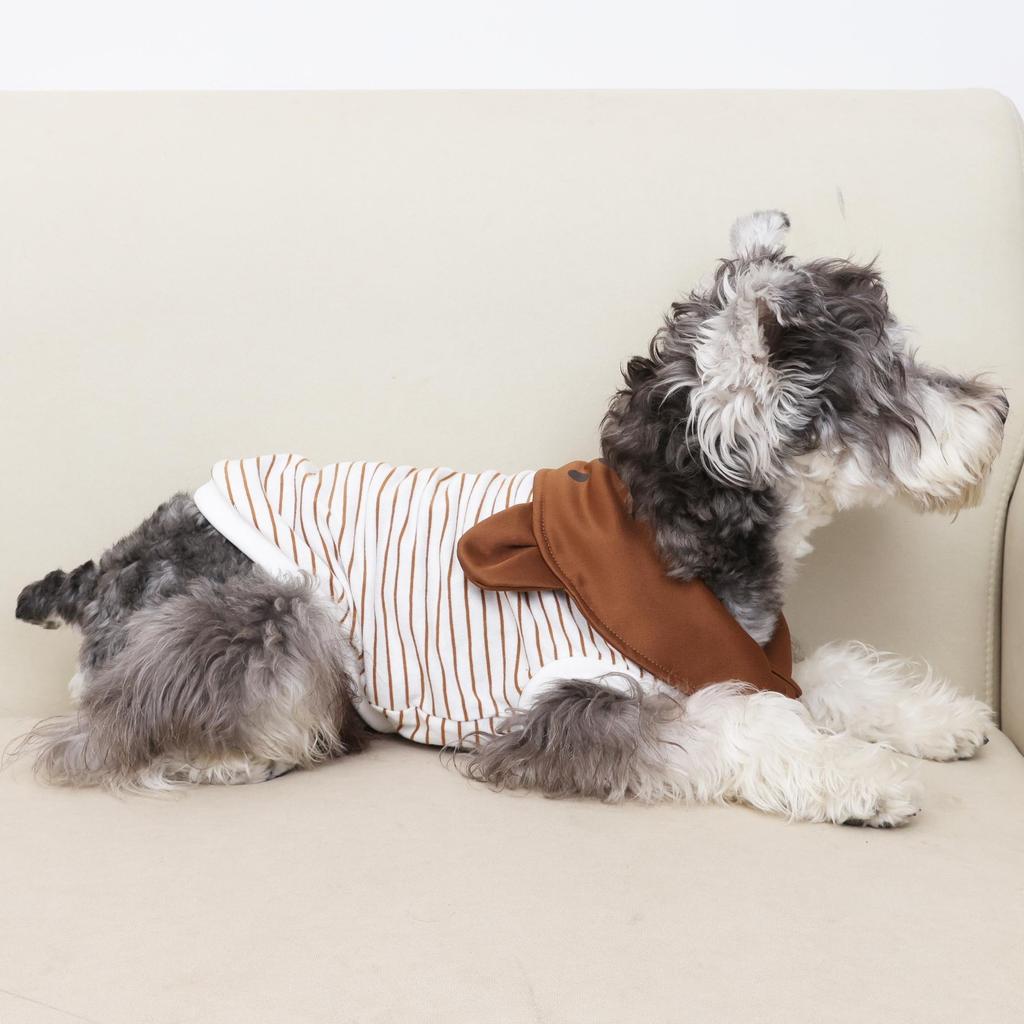 Factory teddy dog clothes summer clothes new cute cartoon bear vest breathable thin pet clothing