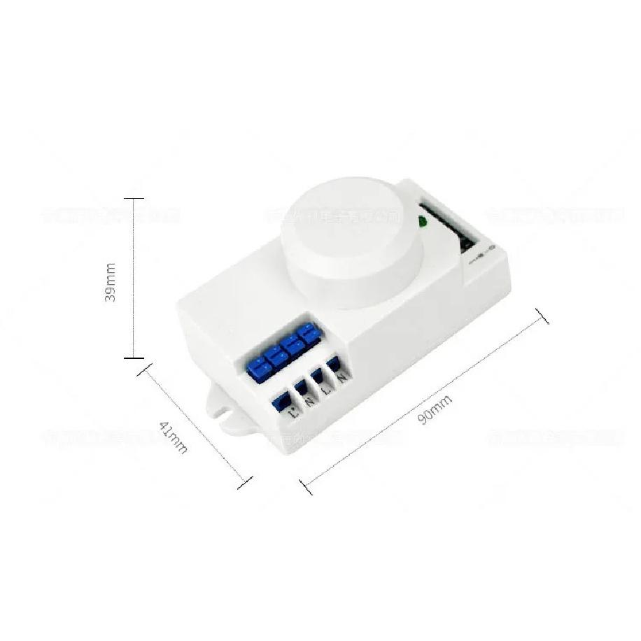 12v-24v 360 degree Microwave Sensor Light Switch Induction Microwave Motion Sensor  Dry contact output