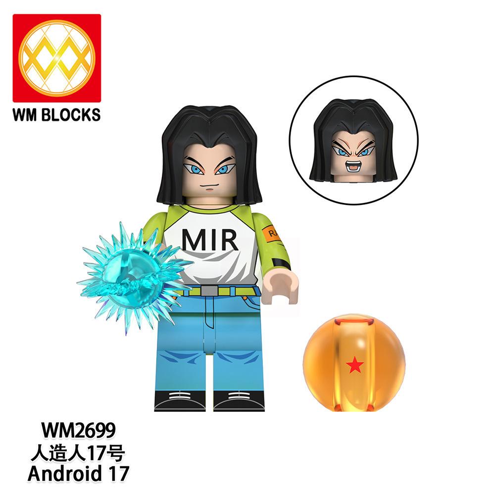Wm6180 Wm6181 Dragon Ball Wukong Saiyan Building Block Villain Small Particle Puzzle Toy