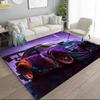 1PC Custom Name Car Artwork" Theme Floor Mat Ideal for Living Room, Game Rooms, Office, Bedroom,Floor Mat Playful Design
