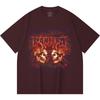 230 Gsm 100% Bomuld Heavy Metal T-shirt Rockband Populær Musik Print Unisex Tung Bomuld T-shirt
