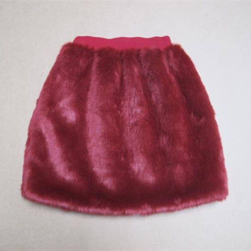 Podzimní a zimní nová kožešinová krátká sukně módní imitace králičí kožešiny sukně dámská všestranná sukně s vysokým pasem slim trendy