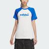 adidas Originals Casual Round Neck Pullover Fashion Short Sleeve T-Shirt Women T-Shirts White JM8006