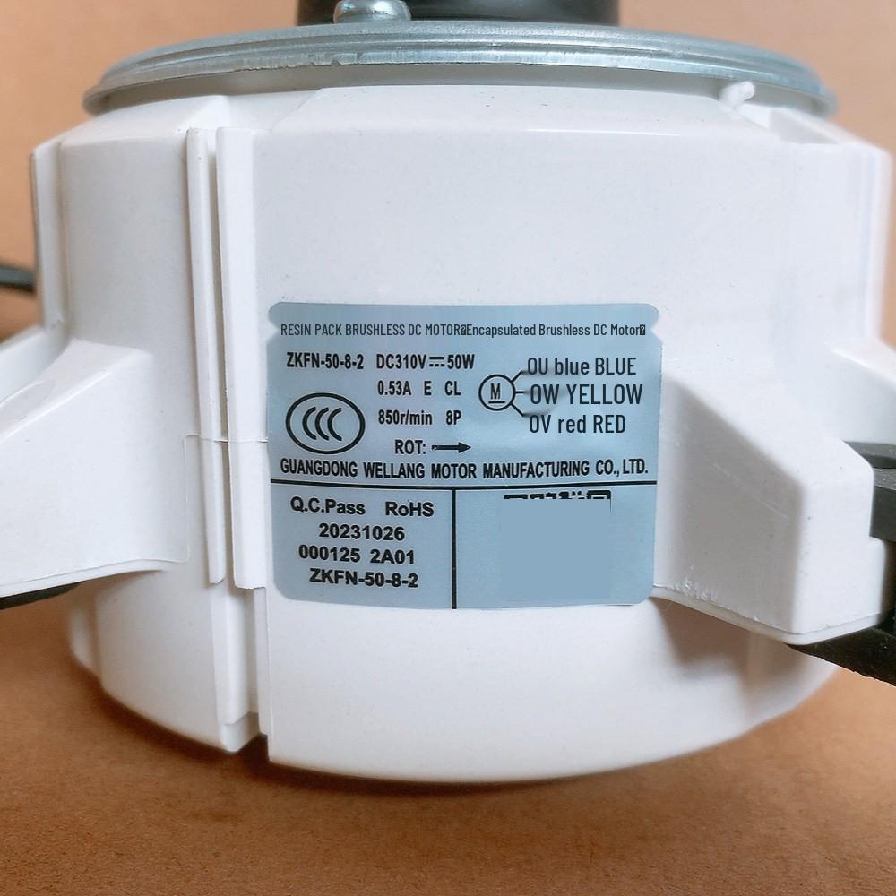 Motore Ventilatore CC a 3 Fili ZKFN-50-8-2 da 50W per Unità Esterna Condizionatore Midea