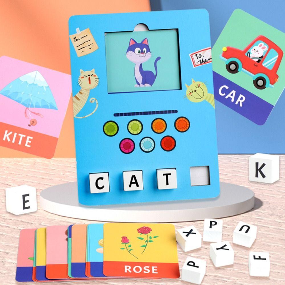 Education Cognition Puzzle Educational Toy Alphabet Classification Letter Recognition Toy  Kids