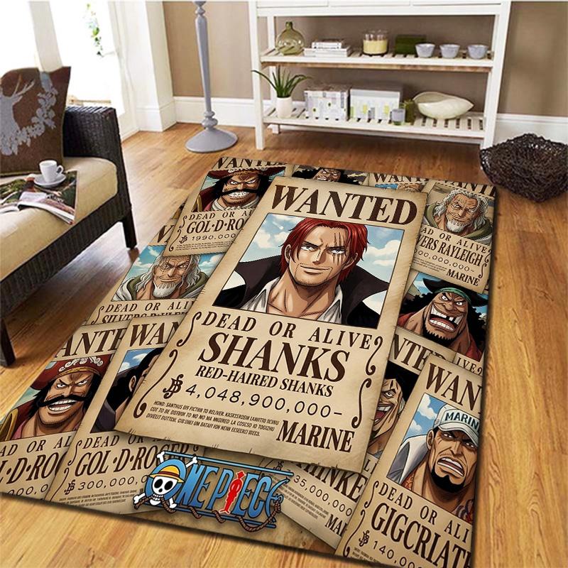 One Piece Poster Carpet Rug For Living Room Bedroom Home Sofa Decoration Kids Play Nonslip Floor Mat