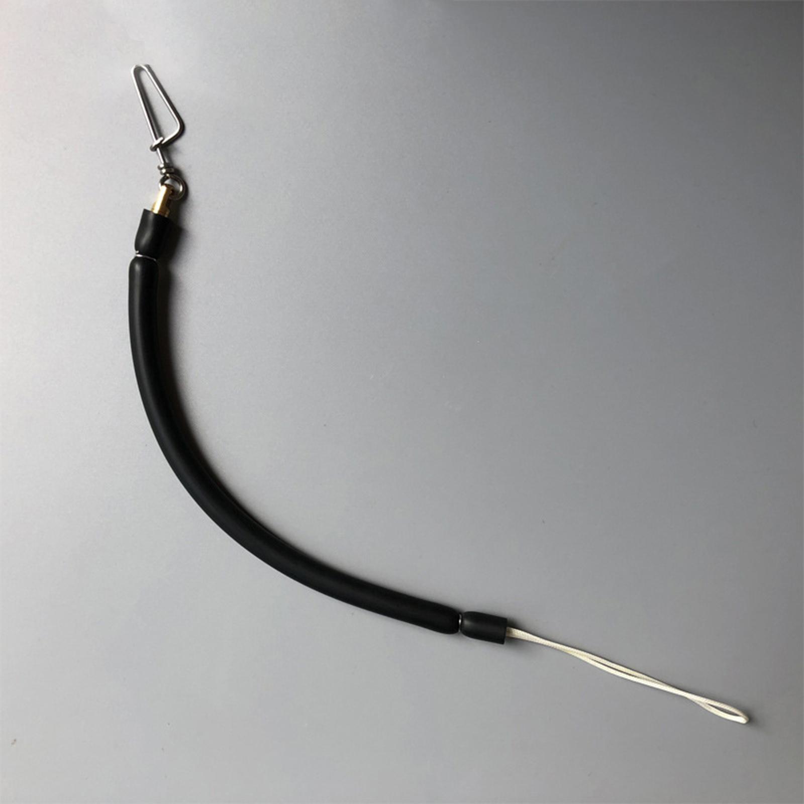 

Shock Cord Bungee with Stainless Steel Snap Equipment fishing Shockcord for Underwater Hunting чёрный