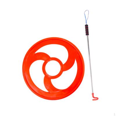 Large Hand Push Ring Rolling Circle Plaything Fine Motor Toy Sports Hoop for