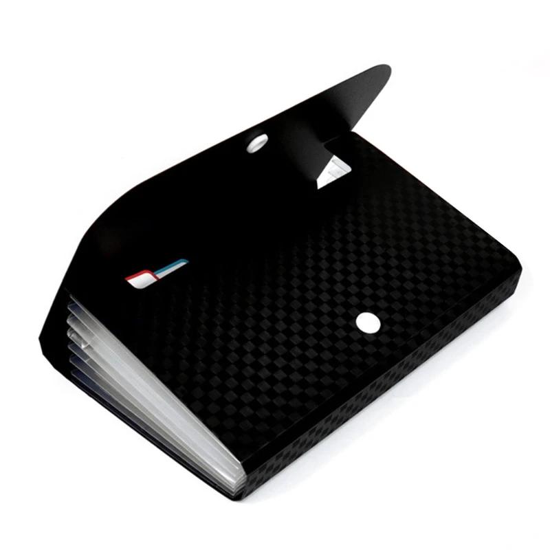 A6 Accordion Folder Expanding Receipt Folder Multi-layer File Case Button Closure with Index Stickers for Business Staff