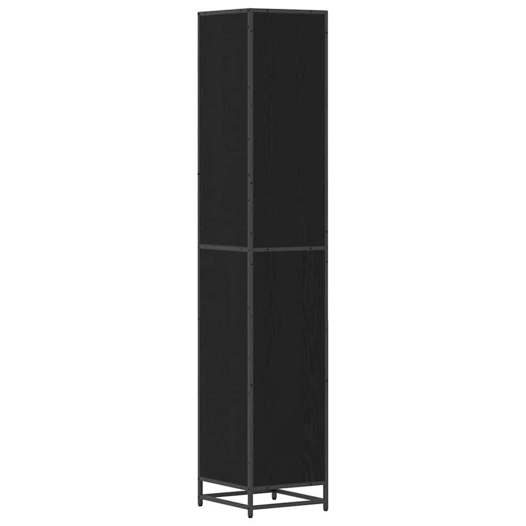 Bathroom Furniture Set Black Oak Effect 35 x 37.5 x 188.5 cm