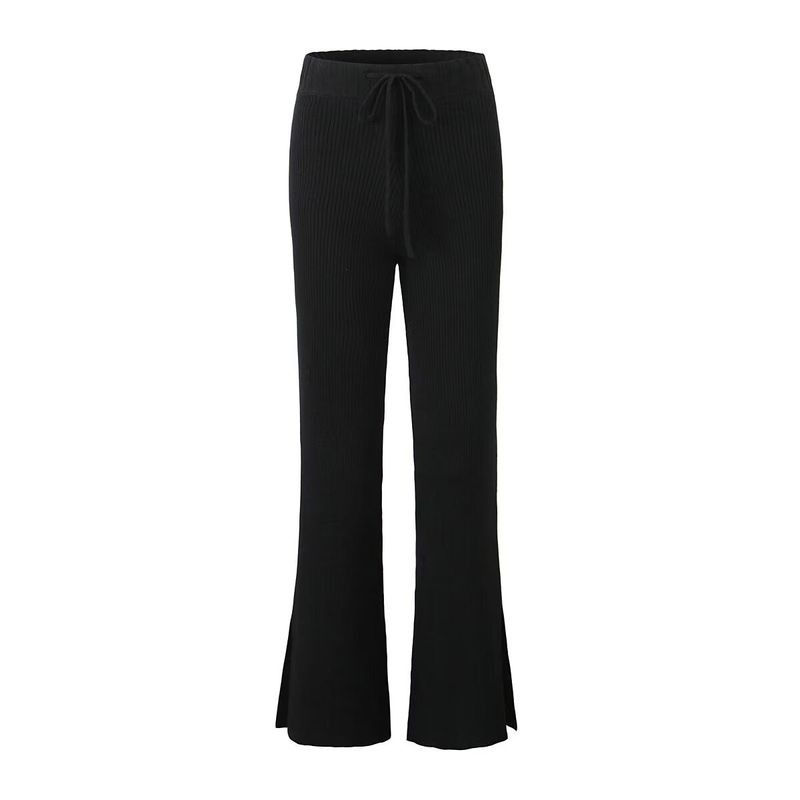 Za Autumn New Women Clothes 2025 Western Style Fashion Slimming Zip-up Long Sleeve Knit Cardigan Trousers Set