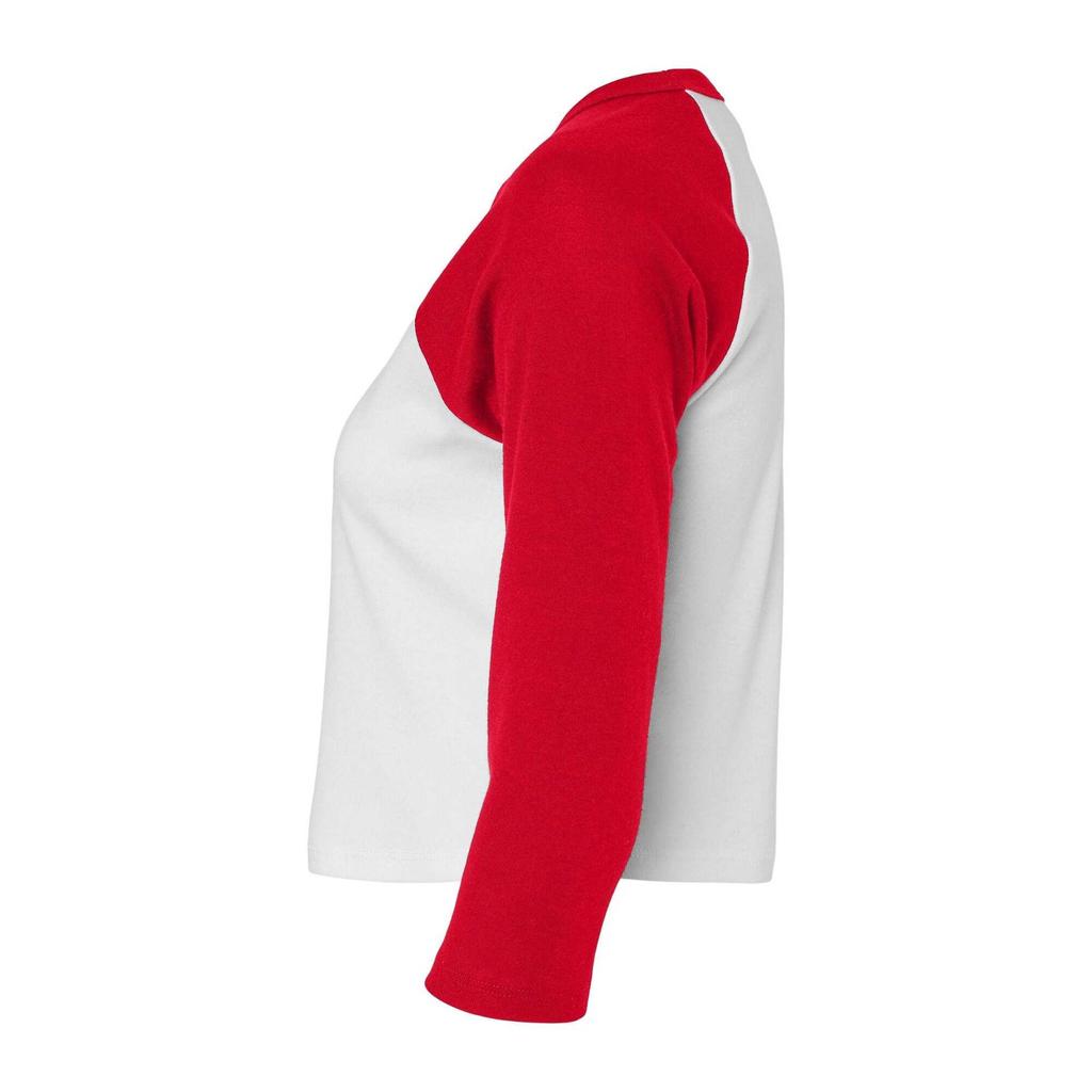 Bella + Canvas Womens/Ladies Micro-Rib Raglan 3/4 Sleeve T-Shirt